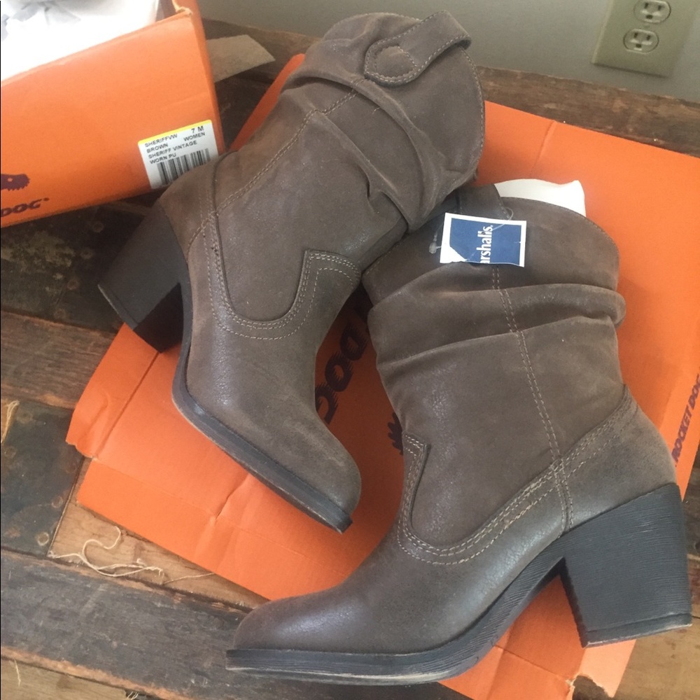 Rocket dog faux leather ankle boots - Picture 4 of 7